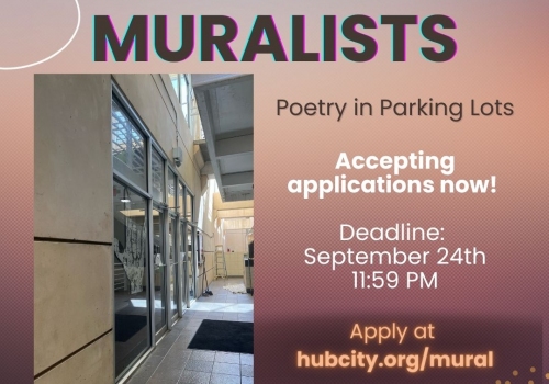 Hub City Writers Project Call for Mural Artists