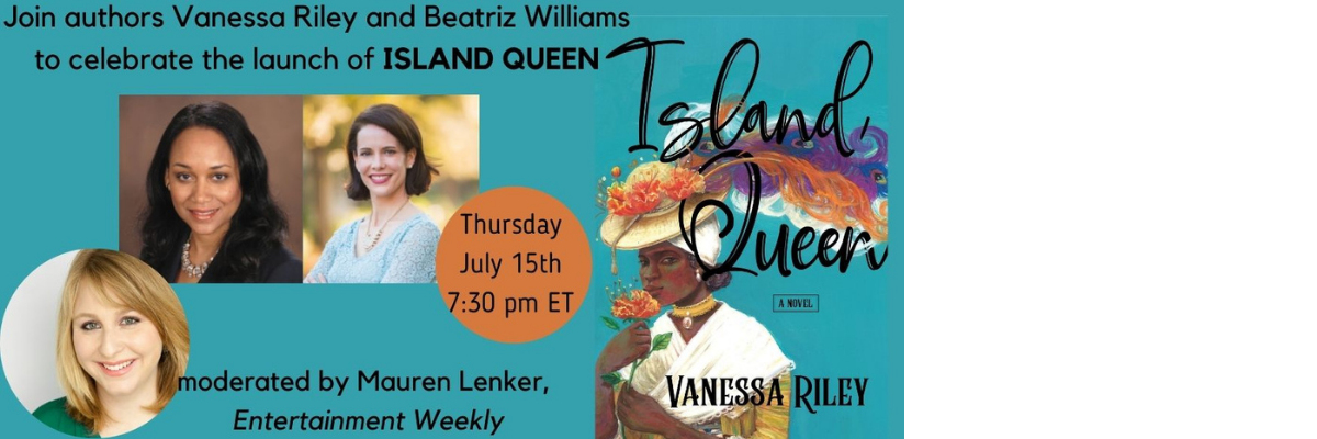 Virtual Book Launch with Vanessa Riley | Island Queen