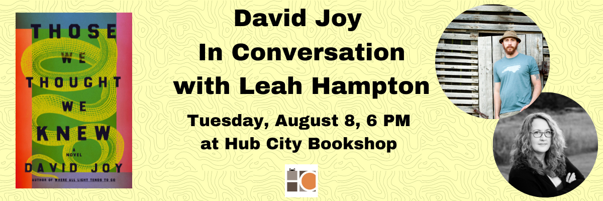  David Joy In Conversation With Leah Hampton