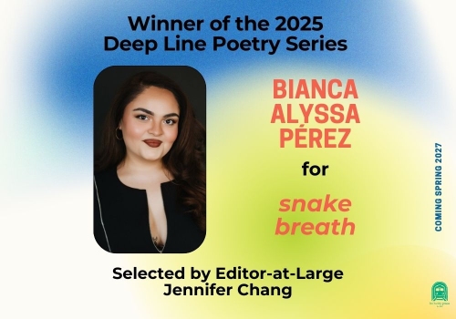 Hub City Press Announces 2025 Deep Line Poetry Series Winner