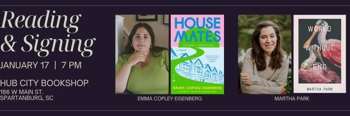 Reading and Signing with Emma Copley Eisenberg and Martha Park