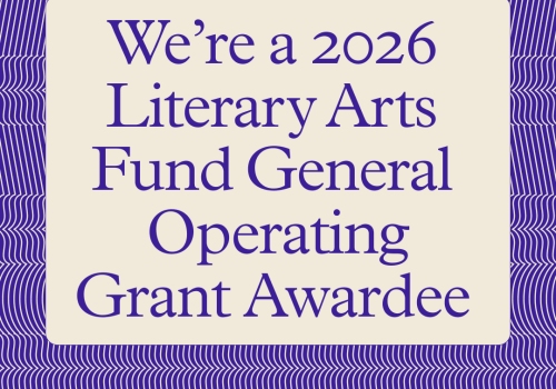 Hub City Press Receives Grant from the Literary Arts Fund