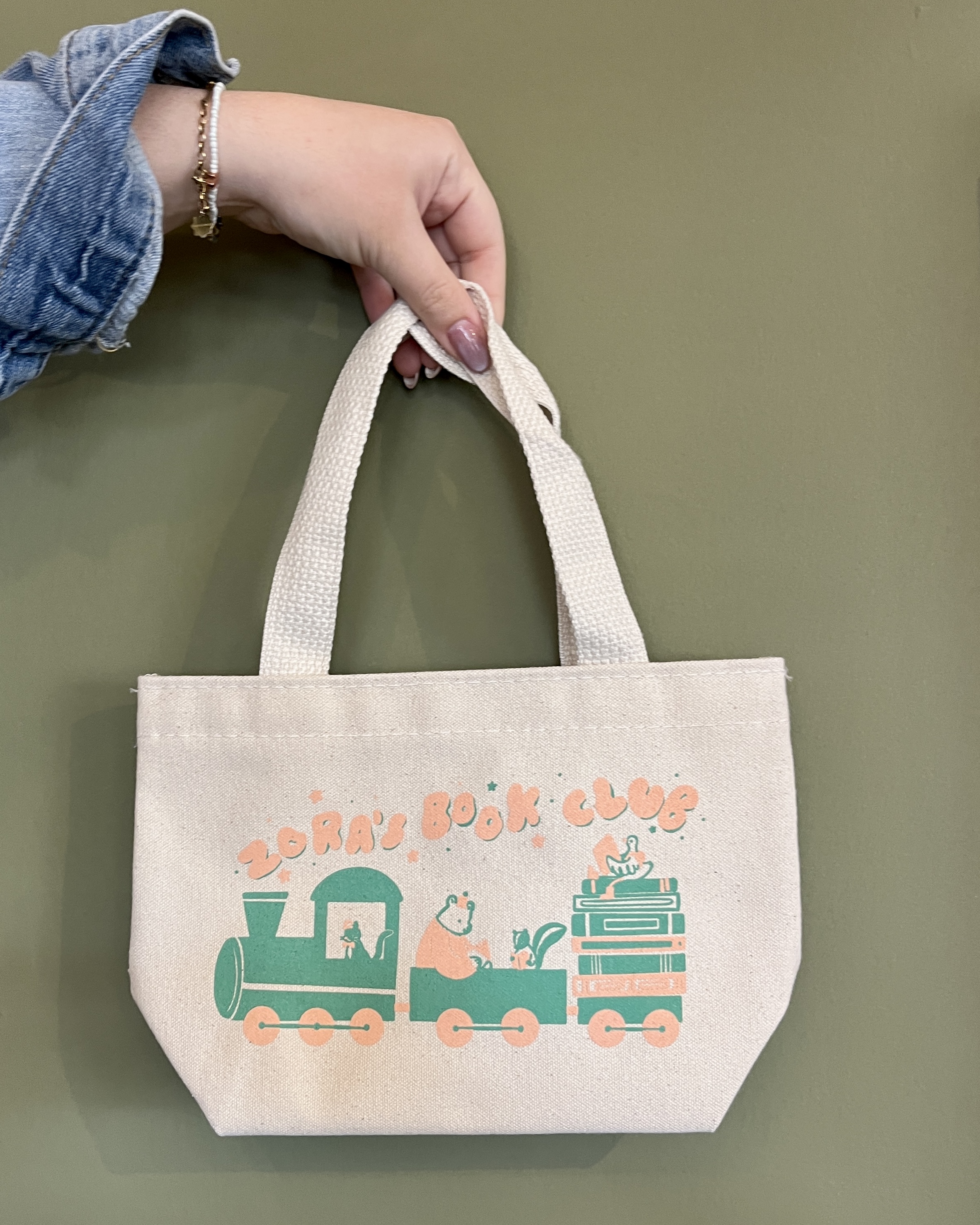 Zora's Book Club Mini Tote