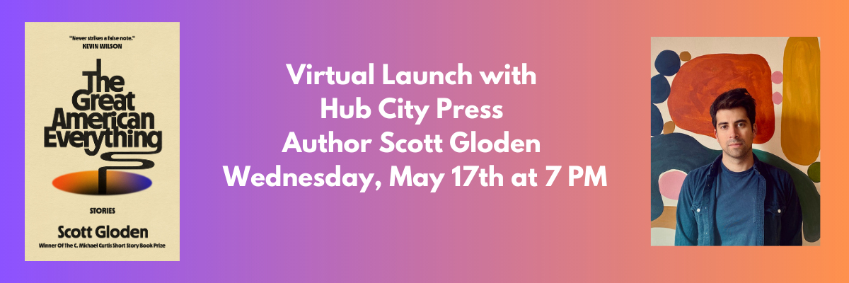 Virtual Book Launch with Hub City Press Author Scott Gloden